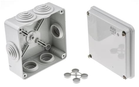 ABB Grey Thermoplastic Junction Box, IP55, 100 x 